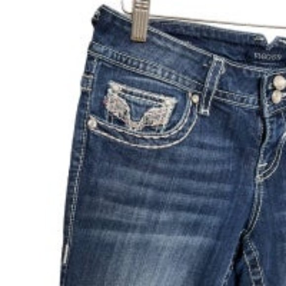 VIGOSS The Chelsea Embellished Capri Size 11/12 - Picture 7 of 16